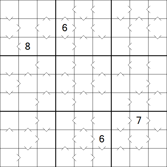 Greater Than Sudoku - Difficile