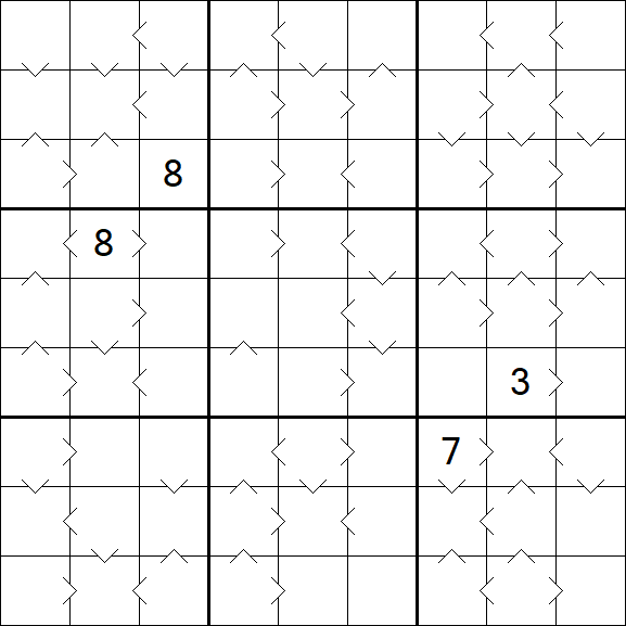 Greater Than Sudoku - Difícil