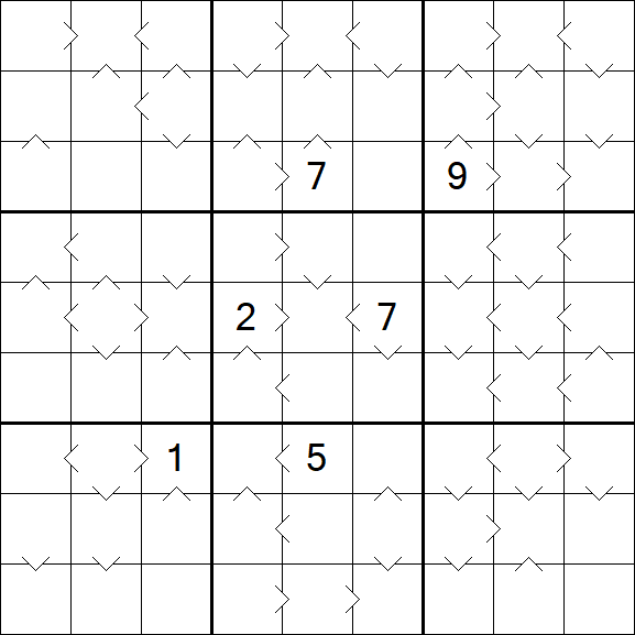 Greater Than Sudoku - Hard
