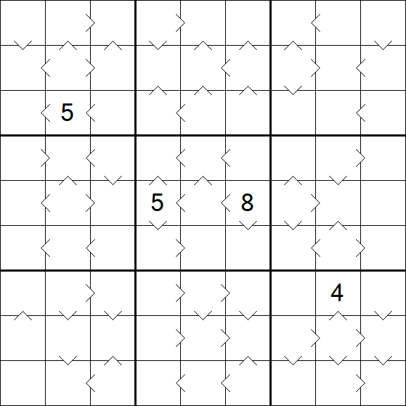 Greater Than Sudoku - Hard