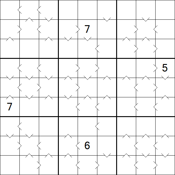 Greater Than Sudoku - Hard