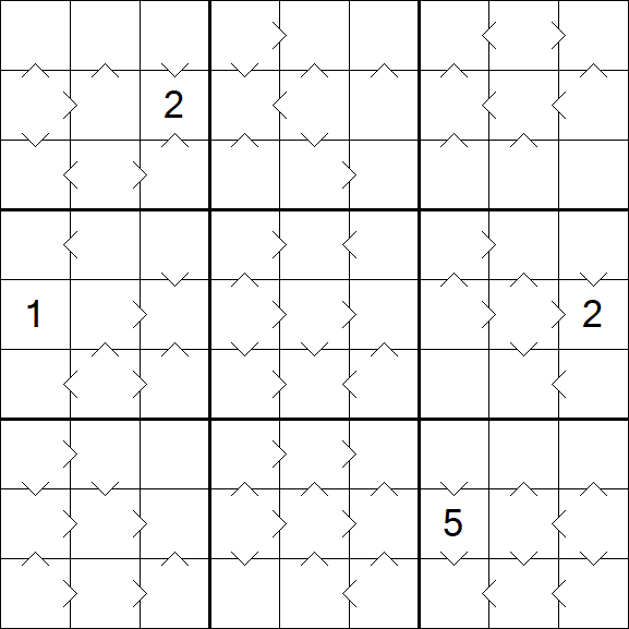 Greater Than Sudoku - Hard