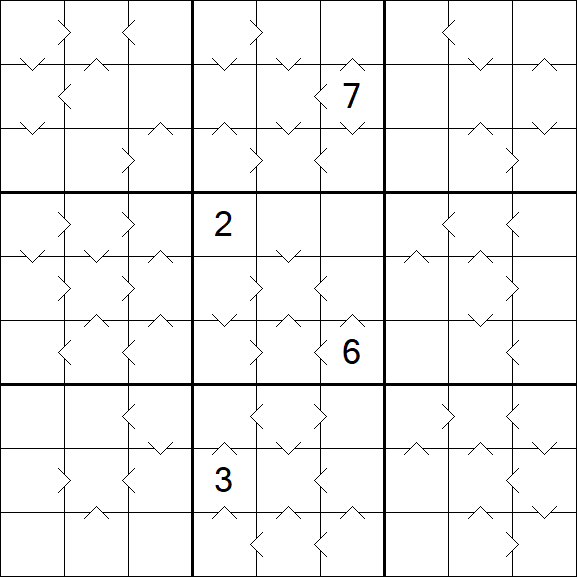 Greater Than Sudoku - Difícil