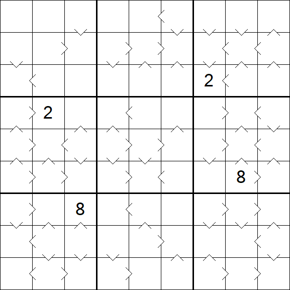 Greater Than Sudoku - Difficile