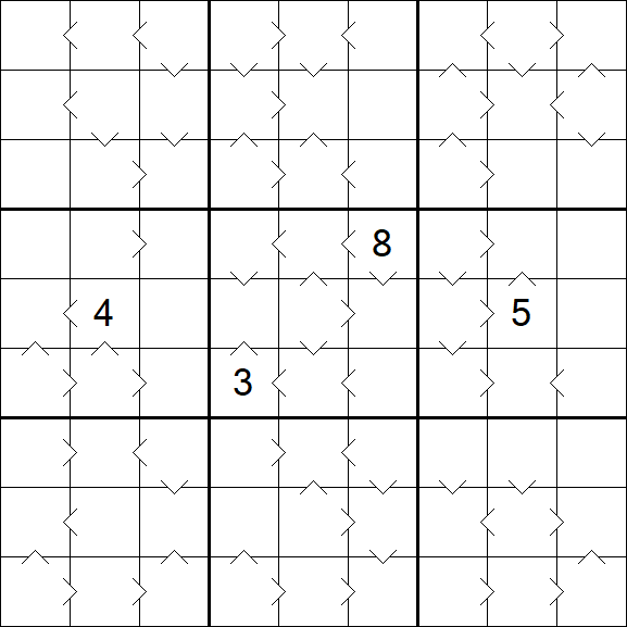 Greater Than Sudoku - Hard