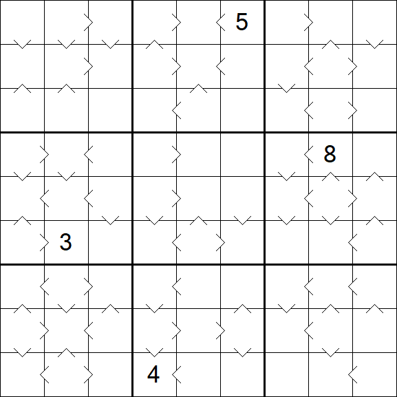 Greater Than Sudoku - Hard