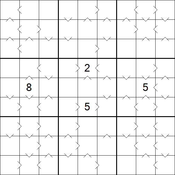 Greater Than Sudoku - Difficile