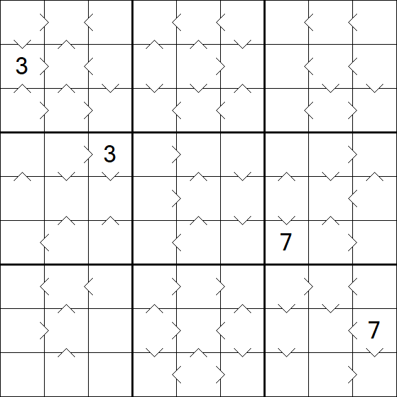 Greater Than Sudoku - Difícil