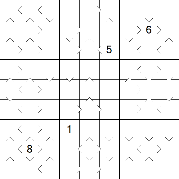 Greater Than Sudoku - Difficile