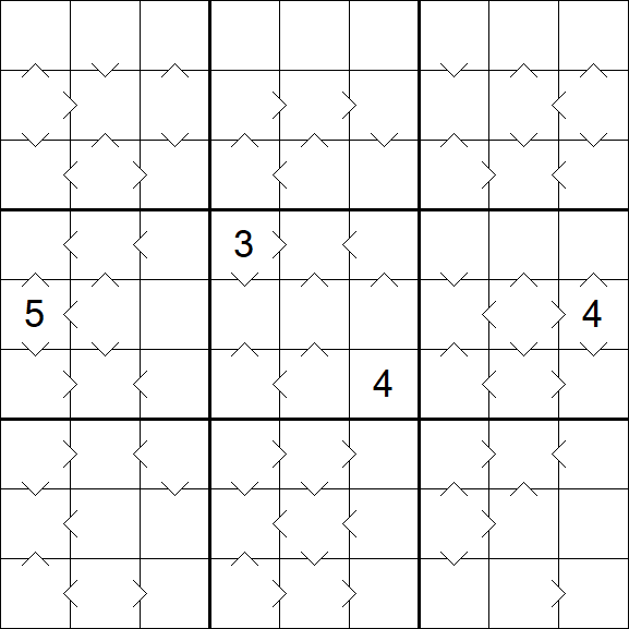 Greater Than Sudoku - Hard