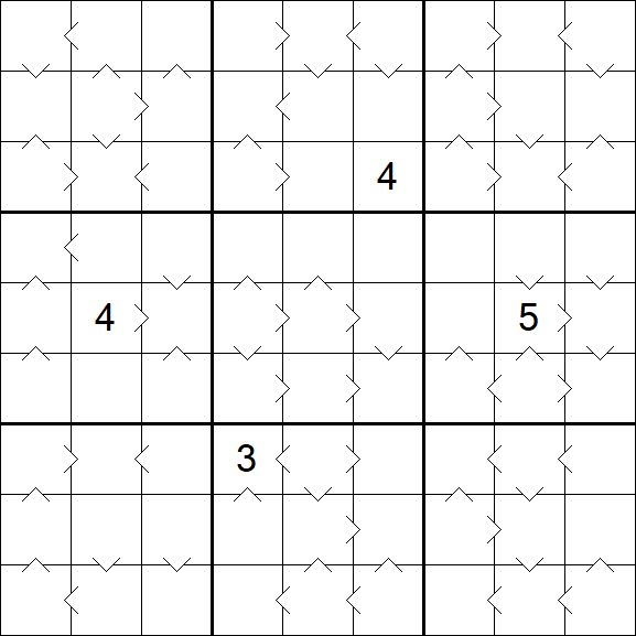 Greater Than Sudoku - Schwierig