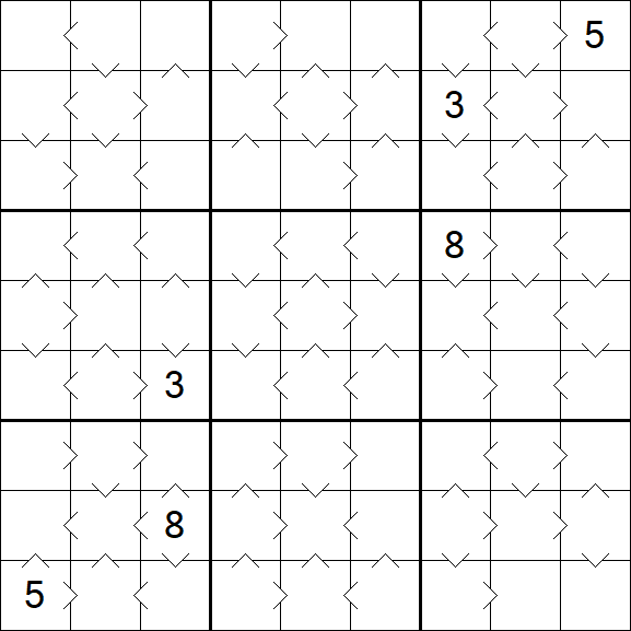 Greater Than Sudoku - Medium