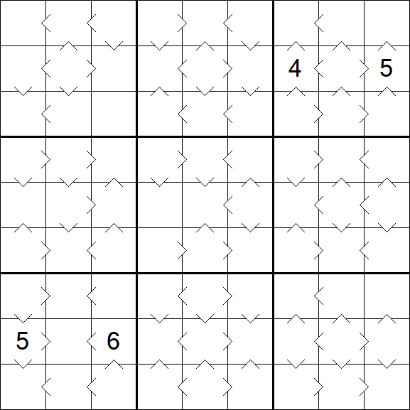 Greater Than Sudoku - Médio