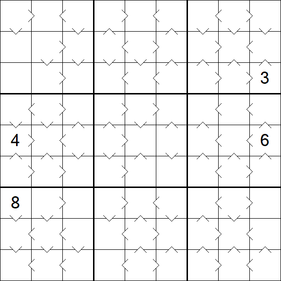 Greater Than Sudoku - Médio