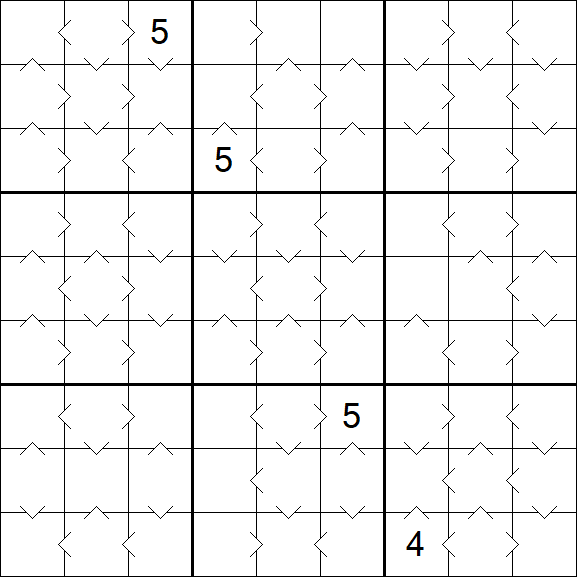Greater Than Sudoku - Médio