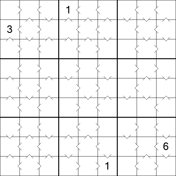 Greater Than Sudoku - Medio