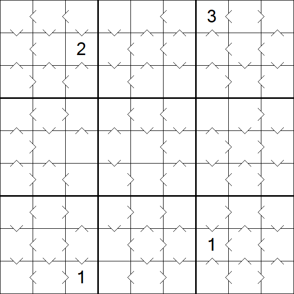 Greater Than Sudoku - Medium