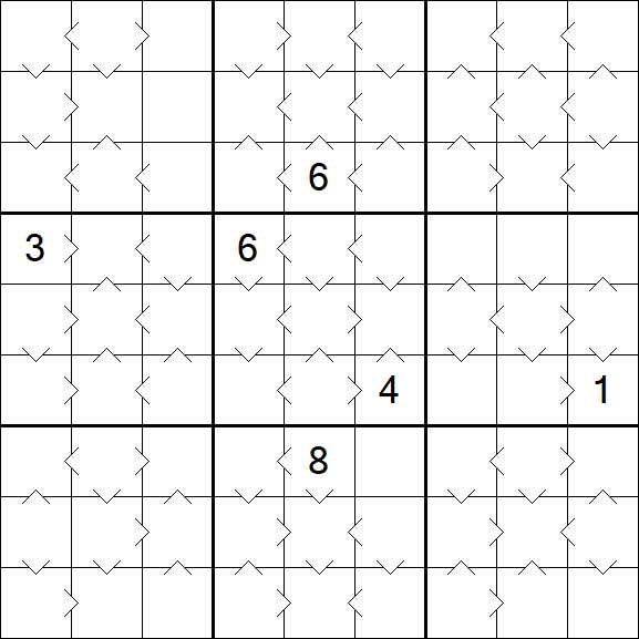 Greater Than Sudoku - Medium