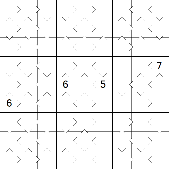 Greater Than Sudoku - Medium