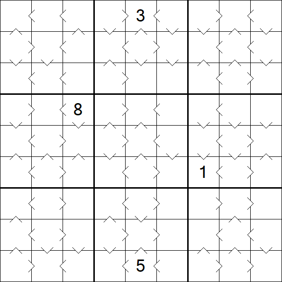 Greater Than Sudoku - Medium