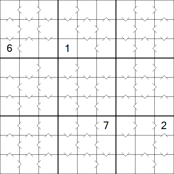 Greater Than Sudoku - Medium