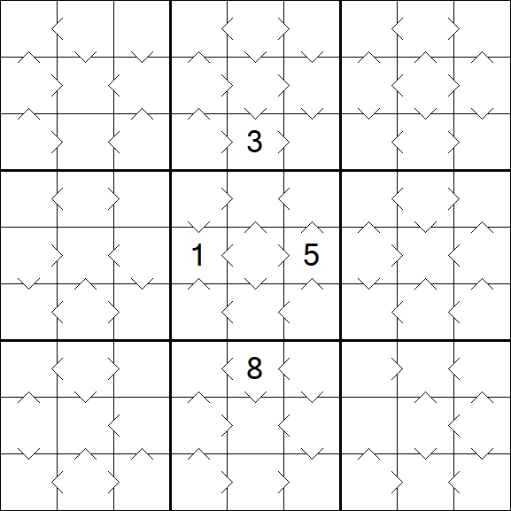 Greater Than Sudoku - Medium