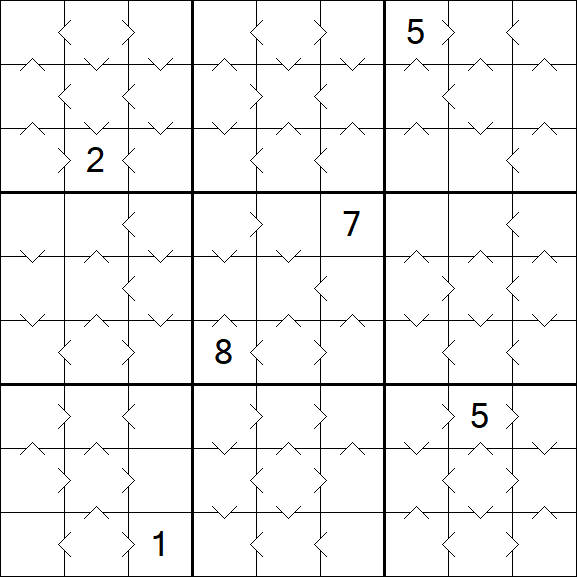 Greater Than Sudoku - Medium