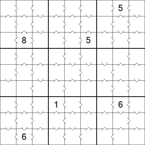Greater Than Sudoku - Moyen