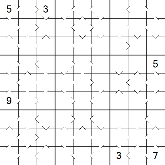 Greater Than Sudoku - Medium