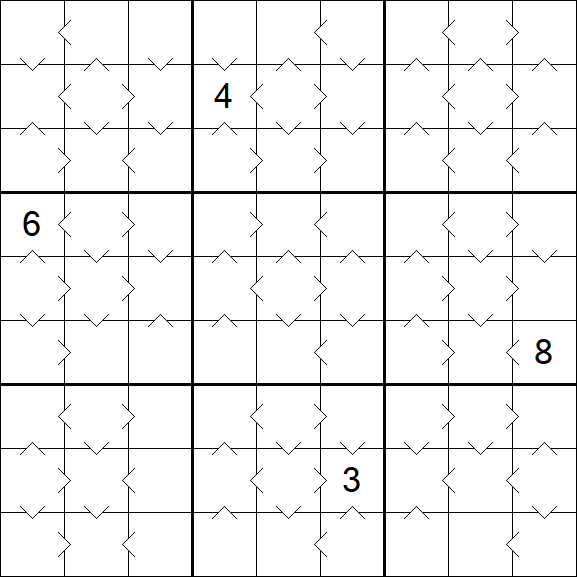 Greater Than Sudoku - Medium