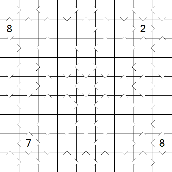 Greater Than Sudoku - Medium