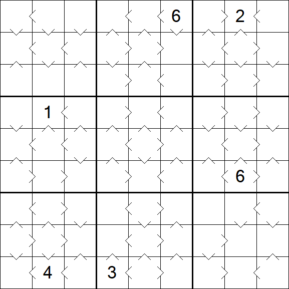 Greater Than Sudoku - Medio