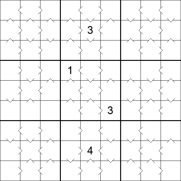 Greater Than Sudoku - Moyen