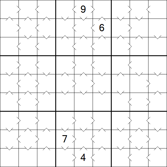 Greater Than Sudoku - Moyen