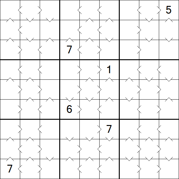 Greater Than Sudoku - Moyen