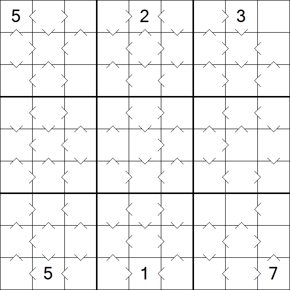 Greater Than Sudoku - Moyen