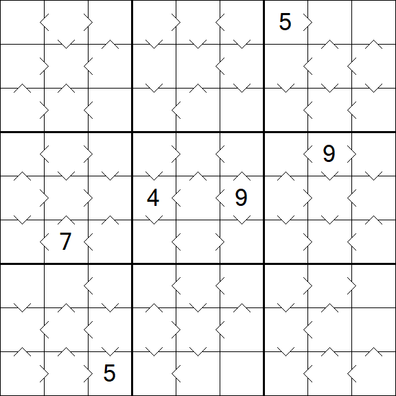 Greater Than Sudoku - Moyen