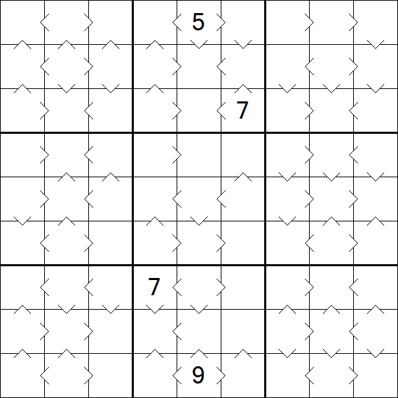 Greater Than Sudoku - Moyen