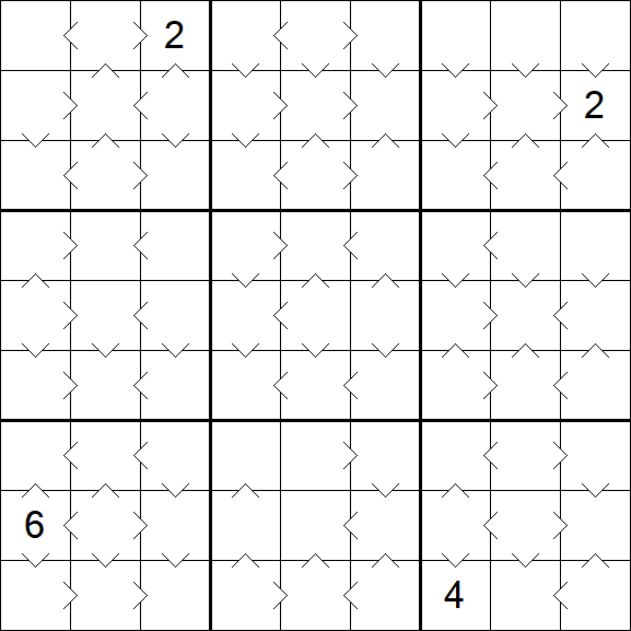 Greater Than Sudoku - Moyen