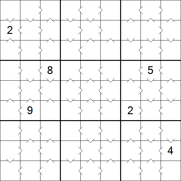 Greater Than Sudoku - Moyen