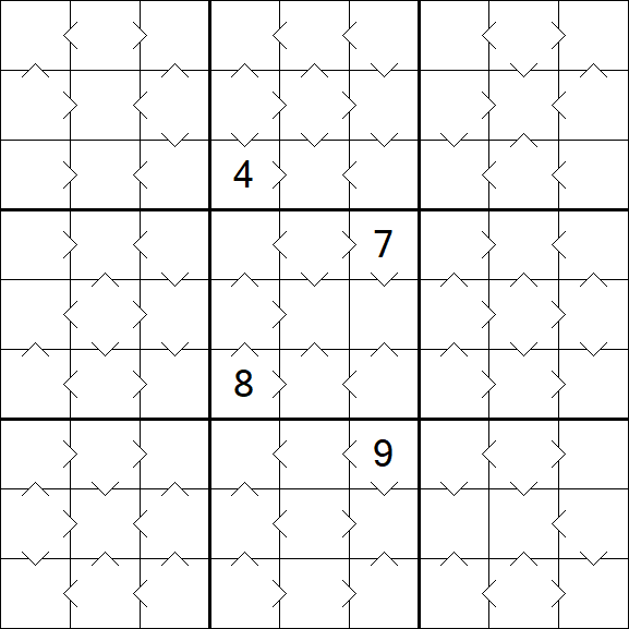 Greater Than Sudoku - Moyen
