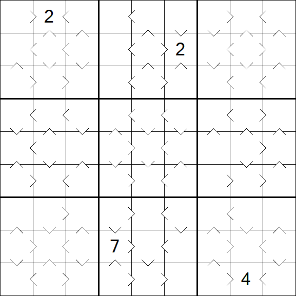 Greater Than Sudoku - Medio