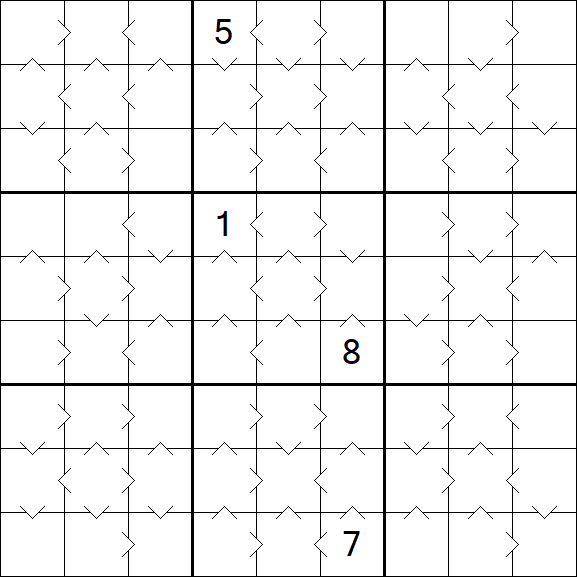 Greater Than Sudoku - Médio