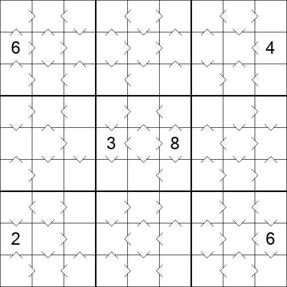 Greater Than Sudoku - Médio