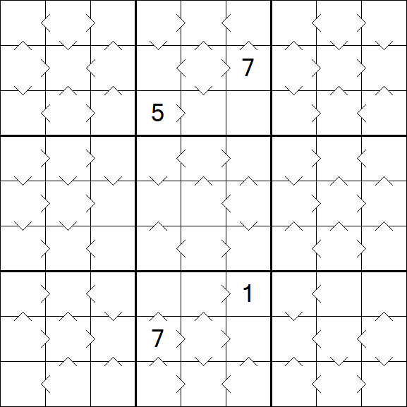 Greater Than Sudoku - Médio