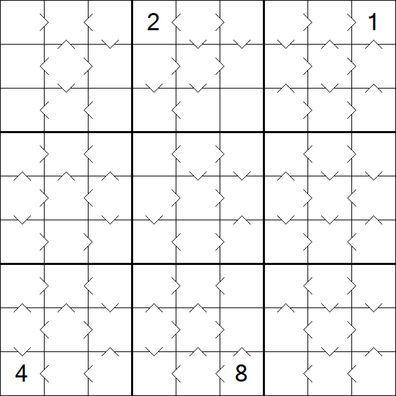Greater Than Sudoku - Medio