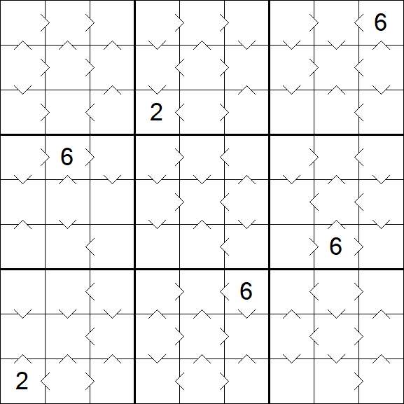 Greater Than Sudoku - Medio