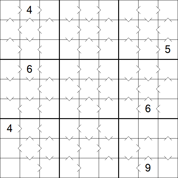 Greater Than Sudoku - Medio
