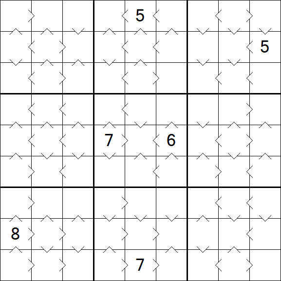 Greater Than Sudoku - Médio