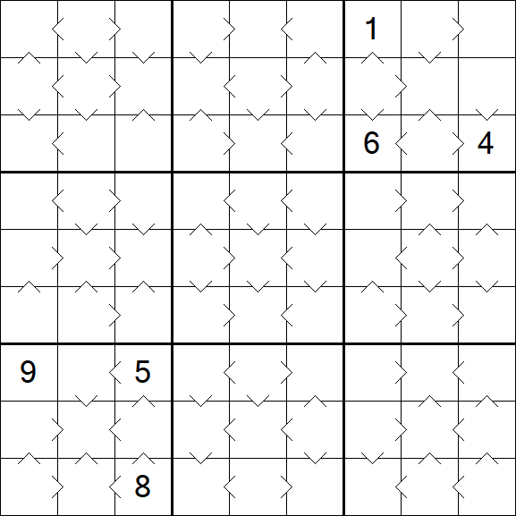 Greater Than Sudoku - Médio